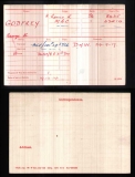 Godfrey G H (medal card)