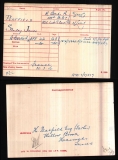 Peatfield S J (medal card)