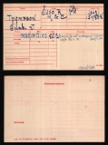 Thompson S J (medal card)