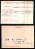 Herbert A D (medal card)