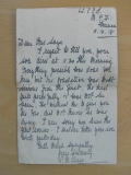 Saye Arthur Thomas (letter from ccs sister in charge, 5 October 1918)