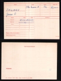 Chilman J S (medal card)