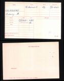 Colbourne S M (medal card)