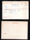 Cox G H (medal card)