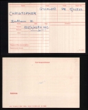 Christopher B W (medal card)