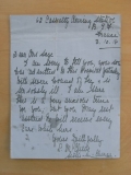 Saye Arthur Thomas (letter from ccs sister in charge, 3 October 1918)
