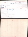 Shaw C A (medal card)