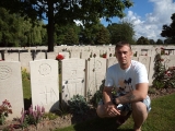 THORNTON HENRY STENNING (Jonathan Dunster at the grave of his great uncle)