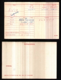 AVIS FREDRICK GEORGE(medal card)