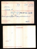 BEAL CHARLES SIDNEY(medal card)