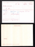 BRAYNE JOHN WILLIAM(medal card)