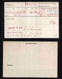 COLLEDGE ERNEST(medal card)