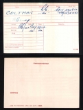 COLTMAN HENRY(medal card)