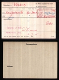 HENDERSON JAMES(medal card)