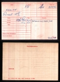 HEWITT ERNEST WILLIAM EDWARD(medal card)