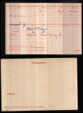 MYALL ALBERT GEORGE(medal card)