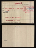 PATTISON JOHN S(medal card)