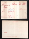 RAGGETT JOHN(medal card)