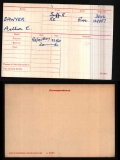 SAWYER ARTHUR EDWARD(medal card)