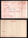 STEVENS GEORGE ALBERT(medal card)