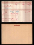 WARDLE THOMAS(medal card)