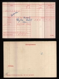 WILLERS ALEXANDER THOMAS(medal card)