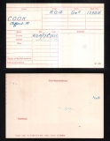 COOK CLIFFORD MONTAGUE(medal card)