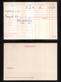 COWELL FRANK WILLIAM(medal card)