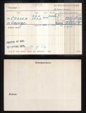 CRAVEN GEORGE(medal card)