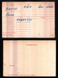 DAVIS JAMES(medal card)