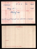 HARDEN HARRY ELBERT(medal card)