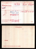 HARRISON ROBERT HENRY(medal card)