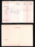 JONES ROBERT HENRY(medal card)