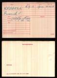 KESSELL FREDERICK JOHN(medal card)