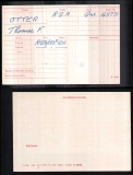 OTTER THOMAS FLEW(medal card)