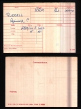 RUSSELL REGINALD CHARLES BERTRAM(medal card)