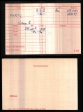 VARTY WILLIAM EDWARD(medal card)