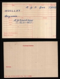 WOOLLEY BENJAMIN(medal card)