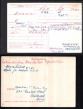 BROWN CHARLES(medal card)