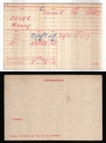 DOVER HENRY(medal card)