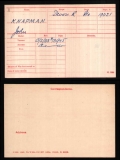 KNAPMAN JOHN(medal card)