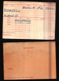 ROWSELL ROBERT GEORGE(medal card)