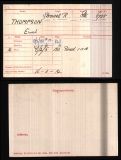 THOMPSON ERNEST(medal card)