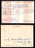 GORE ROBERT CLEMENTS(medal card)