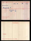 MOORE FREDERICK GEORGE(medal card)