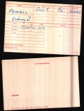 POWELL SIDNEY JOSEPH(medal card)