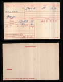 WILSON GEORGE(medal card)