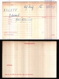 ASLETT EDWARD(medal card)