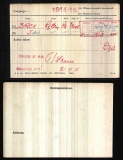 BIRCH JOHN(medal card)