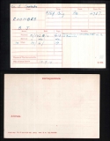 COOMBES BERT JOHN(medal card)